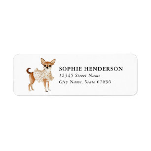 Chihuahua Return Address Labels
