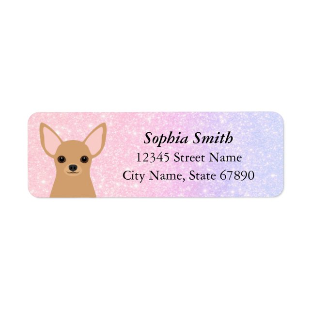 Chihuahua Return Address Labels (Front)