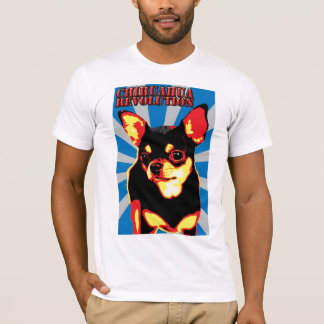 chihuahua revolution - blue T-Shirt