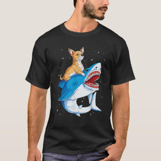 Chihuahua Riding Shark Jawsome Dog Lover Gifts Spa T-Shirt