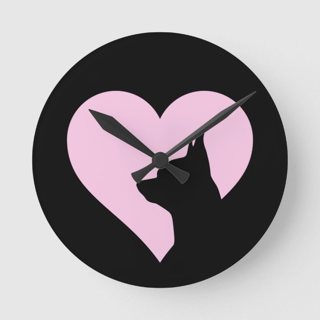Chihuahua Round Clock (Front)