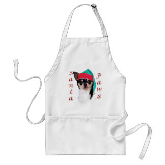 Chihuahua Santa Paws Adult Apron