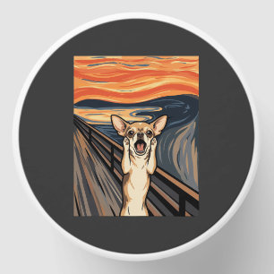 Chihuahua Scream Expressionist Dog Art_1 Mini Candle Favors