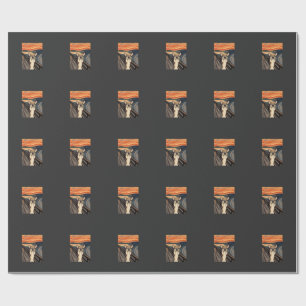 Chihuahua Scream Expressionist Dog Art_1 Wrapping Paper