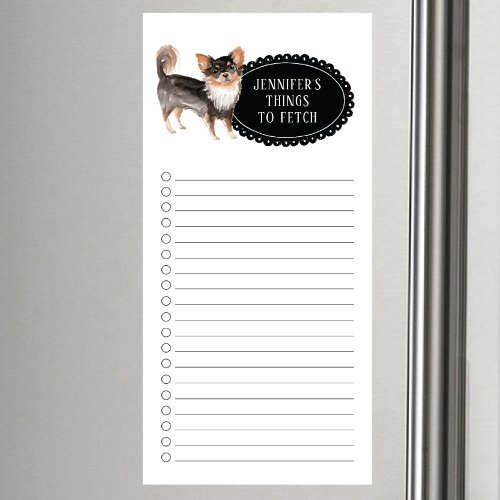Chihuahua Shopping List  Magnetic Notepad