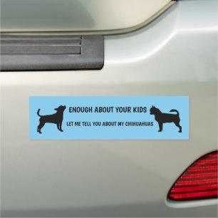 CHIHUAHUA SILHOUETTE BUMPER MAGNET