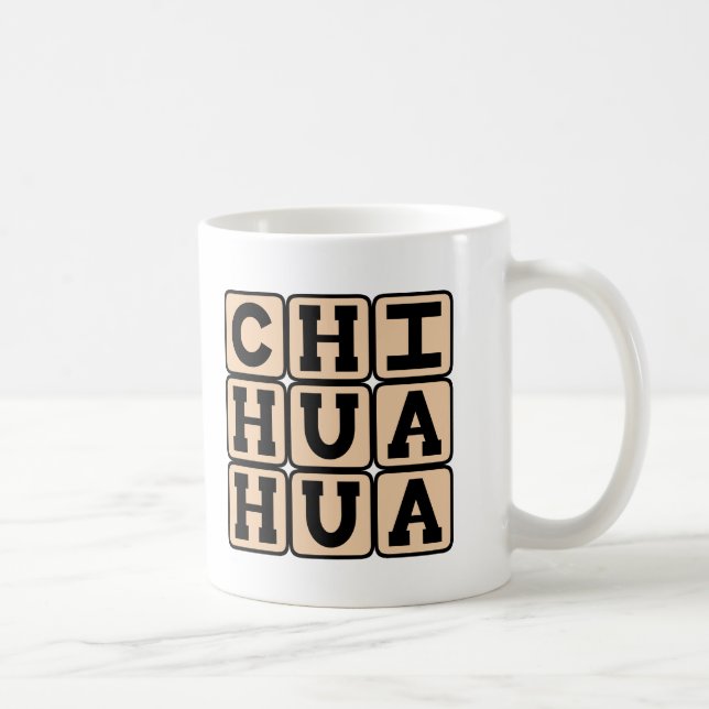 Chihuahua, Small Toy Dog Breed Coffee Mug (Right)
