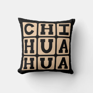 Chihuahua, Small Toy Dog Breed Throw Pillow