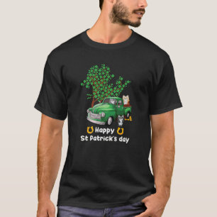 Chihuahua St Patrick's Day Truck Shamrock Paw Dog T-Shirt