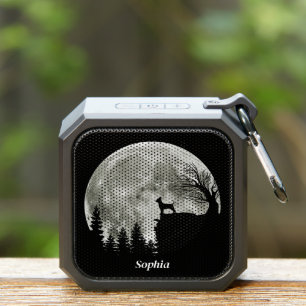 Chihuahua Standing On Mountain Moonlight Halloween Bluetooth Speaker