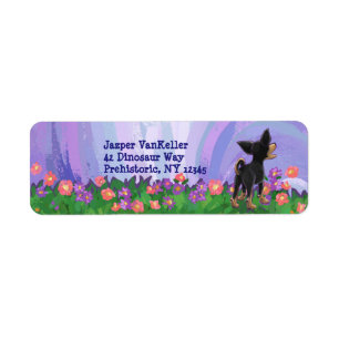 Chihuahua Stationery Label