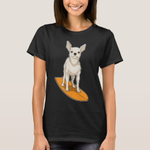 Chihuahua Surfer Surfboard T-Shirt