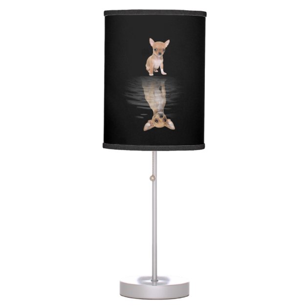 chihuahua table lamp