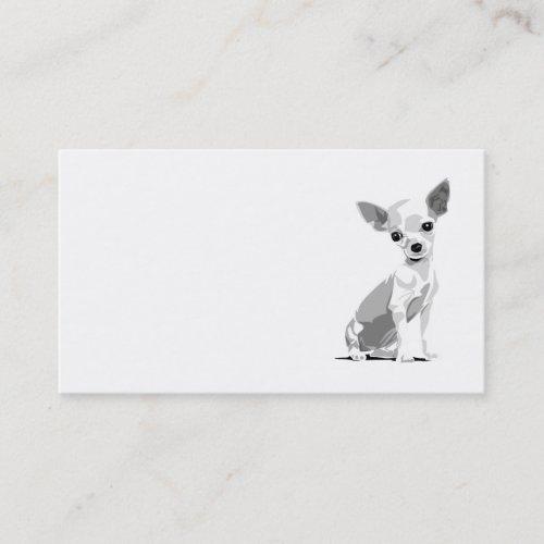 Chihuahua template business card