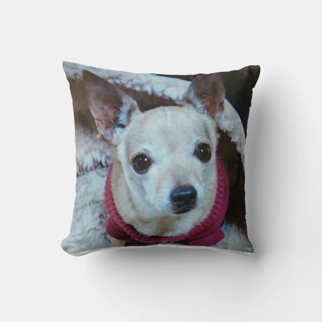 CHIHUAHUA THROW PILLOW (Front)