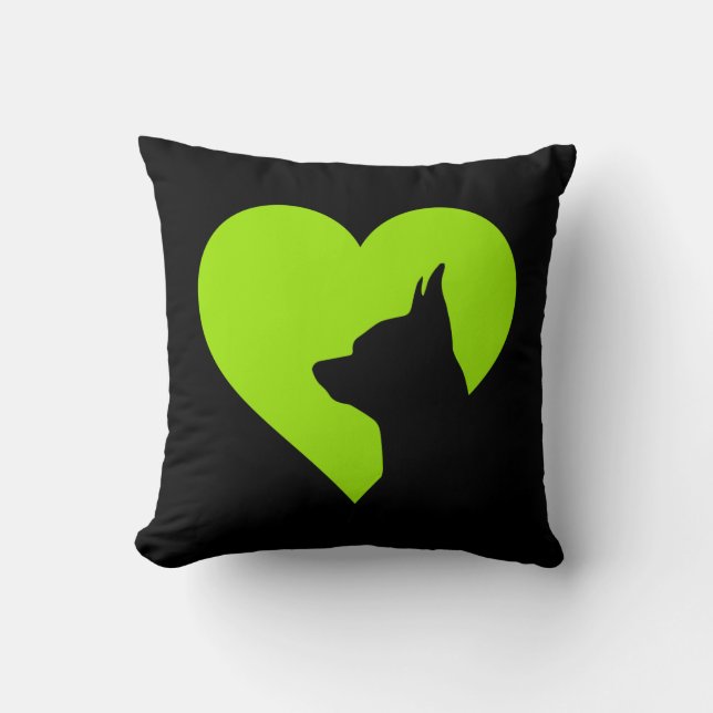 Chihuahua   throw pillow (Front)