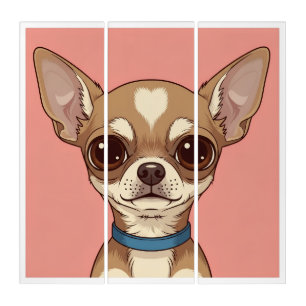 Chihuahua Tiny Triptych