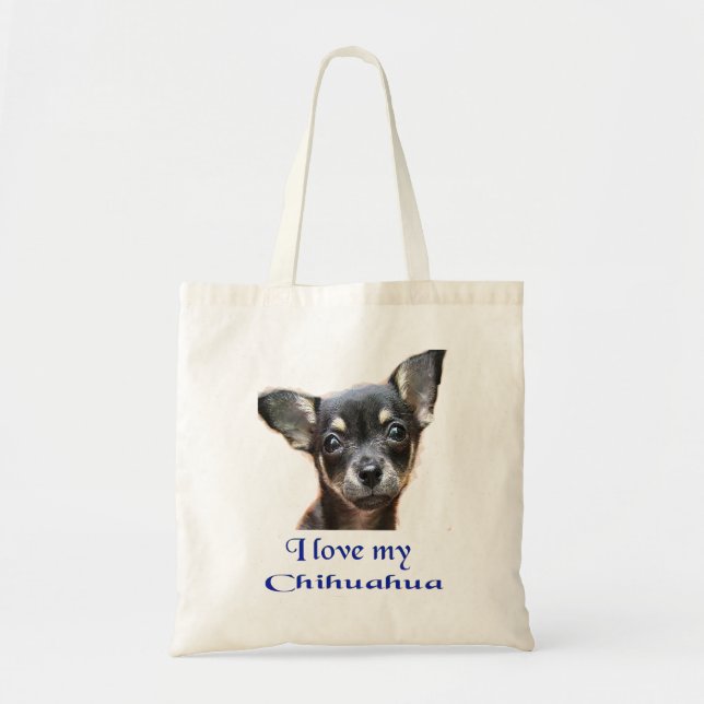 chihuahua tote bag (Front)