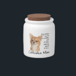 Chihuahua Treat Jar<br><div class="desc">This Chihuahua Treat Jar can hold goodies for your Chihuahua, or your favorite Chihuahua Mom!</div>