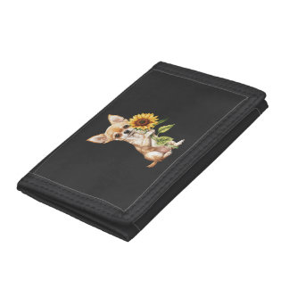 Chihuahua   trifold wallet