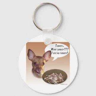 Chihuahua Turkey Keychain