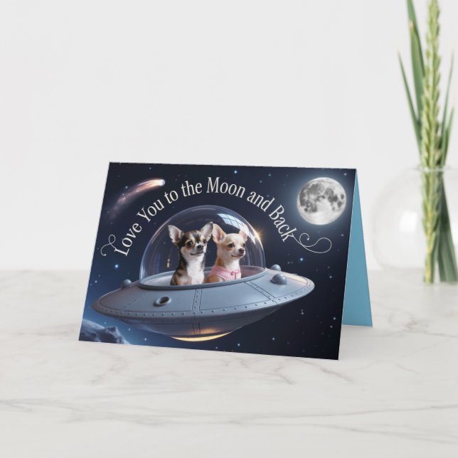 Chihuahua Valentine Card (Front)