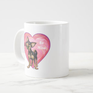Chihuahua Valentine's Day Large Coffee Mug
