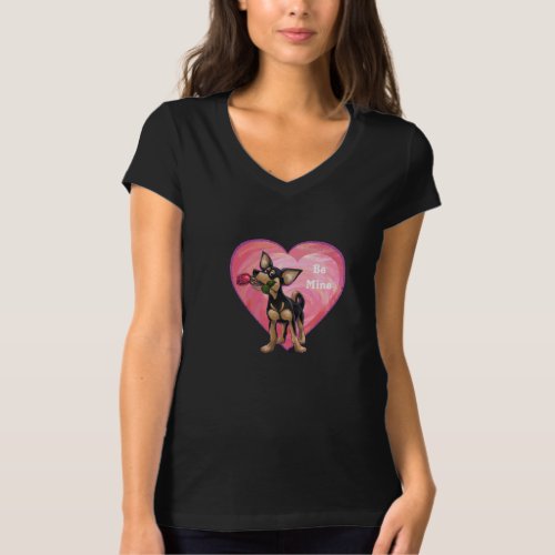 Chihuahua Valentines Day T_Shirt