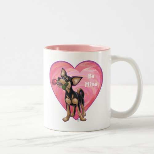 Chihuahua Valentines Day Two_Tone Coffee Mug