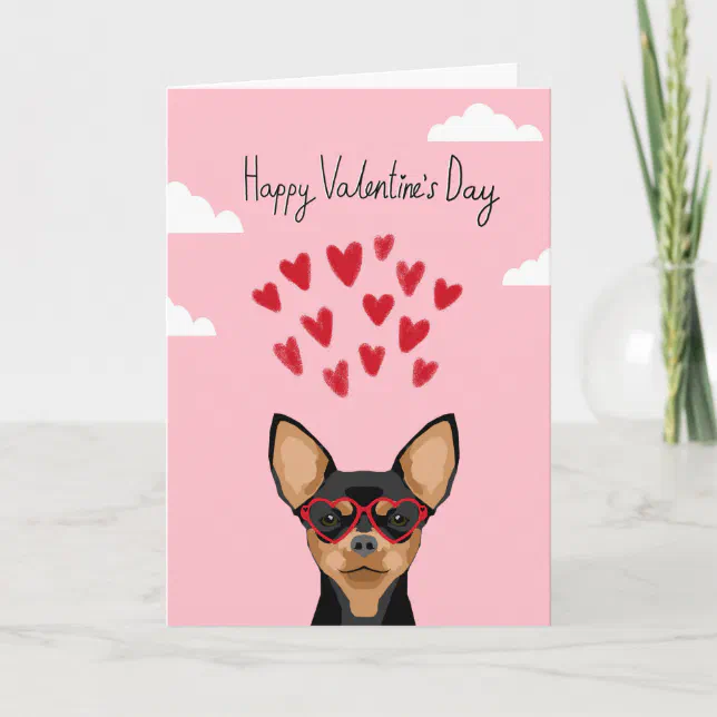 Chihuahua Valentines Love Card Zazzle