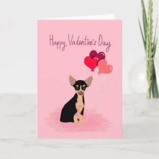 Chihuahua Valentines Love Card - cute dog