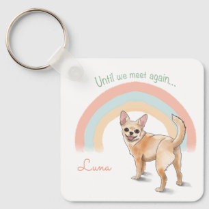 Chihuahua - Watercolor Custom Name & Photo Keychain