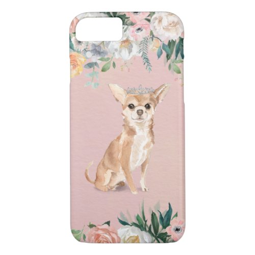 Chihuahua with a Tiara iPhone 87 Case