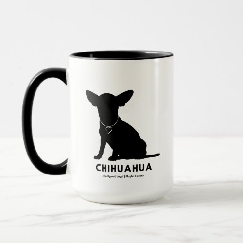 Chihuahua Yin Yang Coffee Mug