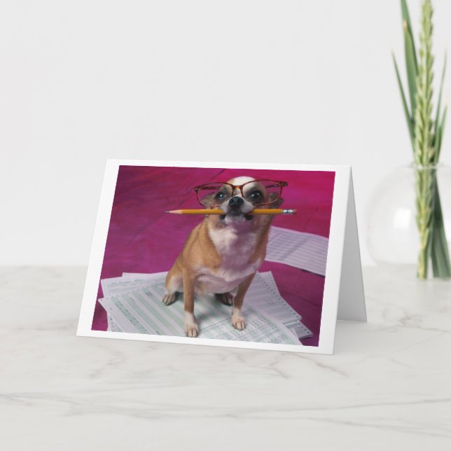Chihuahua You Thank Card (Front)