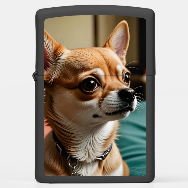 Chihuahua Zippo Lighter (Front)