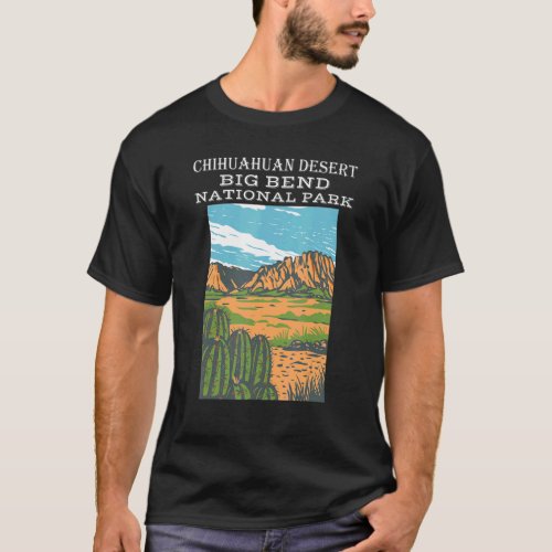 Chihuahuan Desert Big Bend National Park Camping H T_Shirt