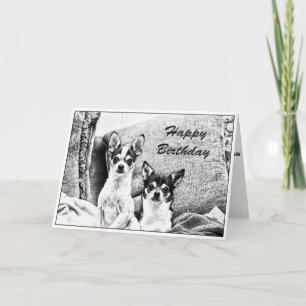 Chihuahua's Birthday Card