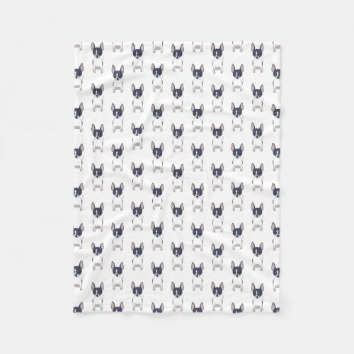 Chihuahuas Black White Chihuahua Dog Pattern Fleece Blanket