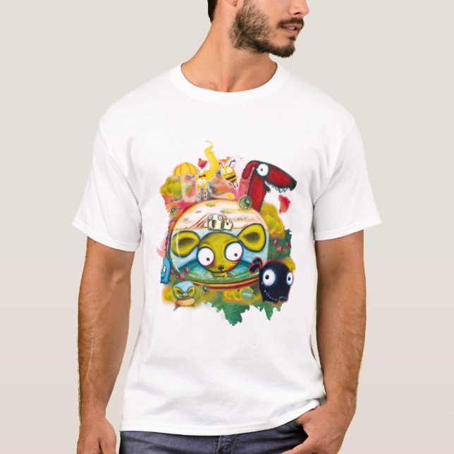 Chihuahuas in Space Aleloop T-shirt (Front)