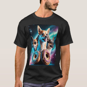 Chihuahuas In Space Donuts Chihuahuas Boys Girls W T-Shirt