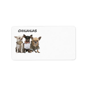 CHIHUAHUAS LABEL