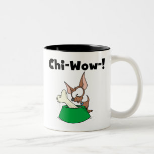 Chihuhua Chi-Wow T-shirts and Gifts Two-Tone Coffee Mug