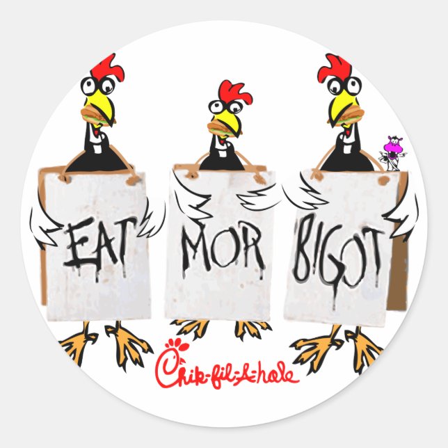 Chik-fil-a-hole Classic Round Sticker (Front)