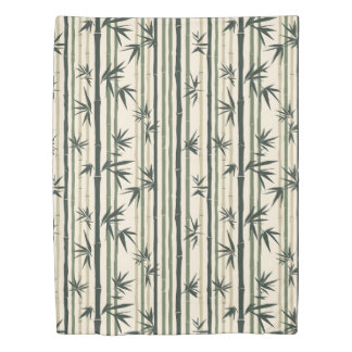 Chikurin Zen (Bamboo Grove) Duvet Cover