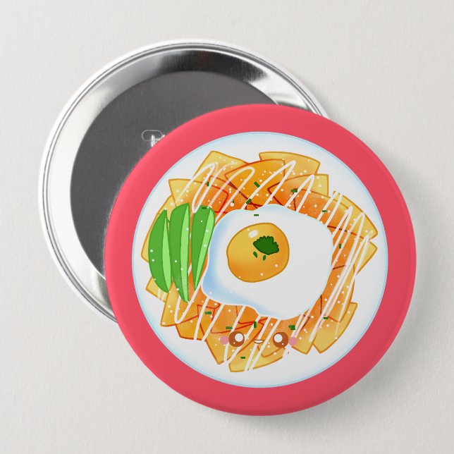 Chilaquiles Rojos Button (Front & Back)