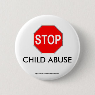 CHILD ABUSE PINBACK BUTTON