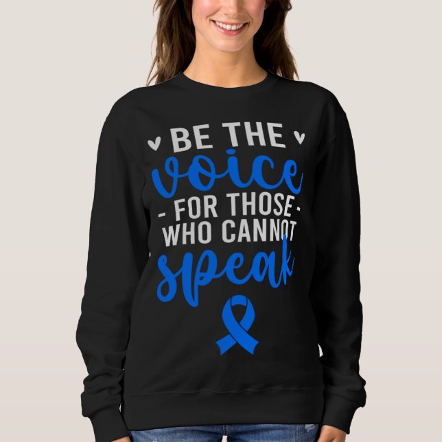 Child Abuse Prevention Month Child Abuse Awareness Sweatshirt (Front)