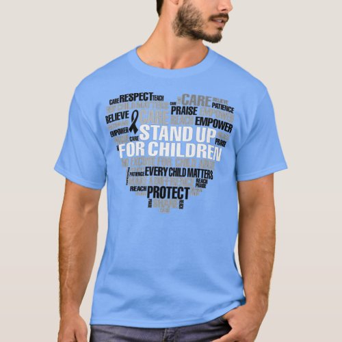 Child Abuse Prevention Stop Child Abuse Break the  T_Shirt