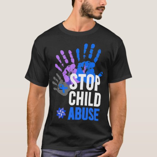 Child Abuse   Stop Child Abuse Prevention Awarenes T_Shirt